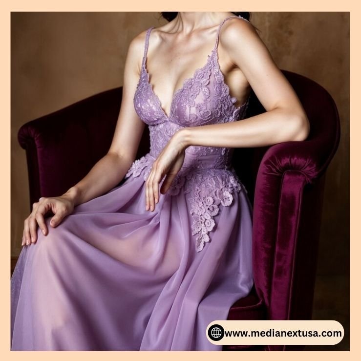 The lacey cocktail dress